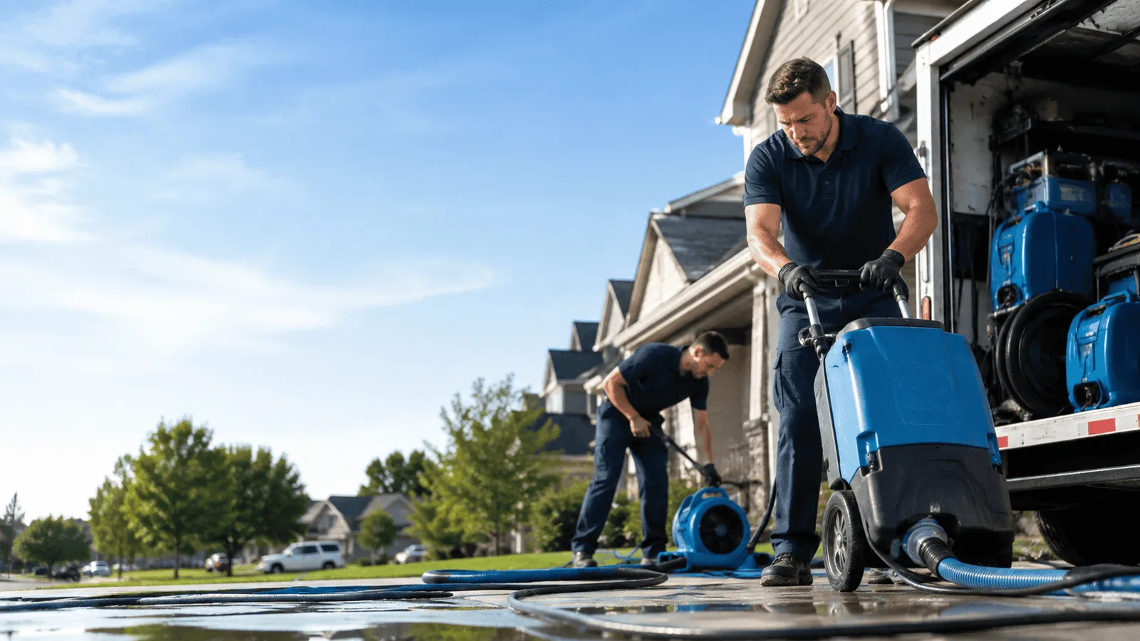 Dehumidification being performed in Terrebonne, OR